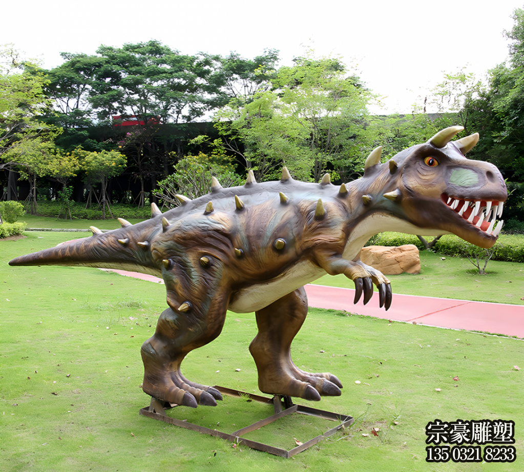 玻璃钢仿真动物——霸王龙恐龙雕塑