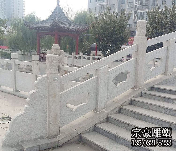 小区景观石拱桥花岗岩栏杆雕塑 小区景观石拱桥花岗岩栏杆雕塑