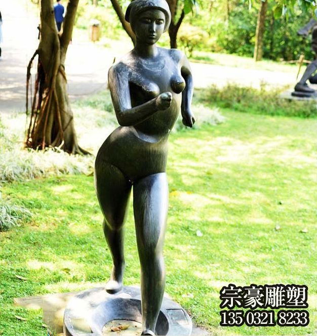 竞走人物铜雕塑 竞走人物铜雕塑
