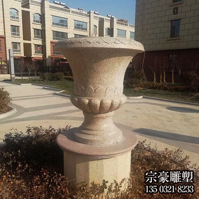 欧式小区花盆石雕