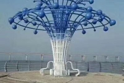 不锈钢喷水喷泉造型景观雕塑