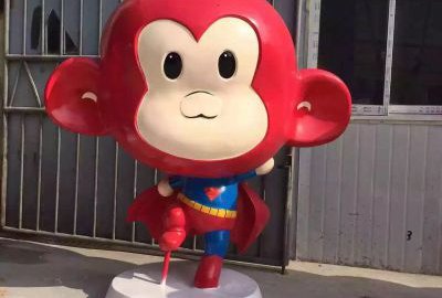 玻璃钢卡通松鼠公仔