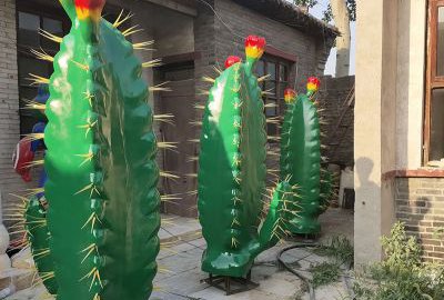 玻璃钢仿真仙人掌雕塑