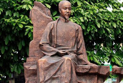 古代十大名医之叶天士铜雕塑像